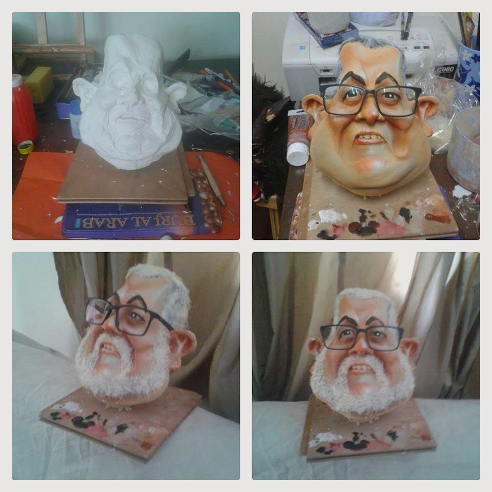 Sculpture 3D — Bust Caricature Benkirane