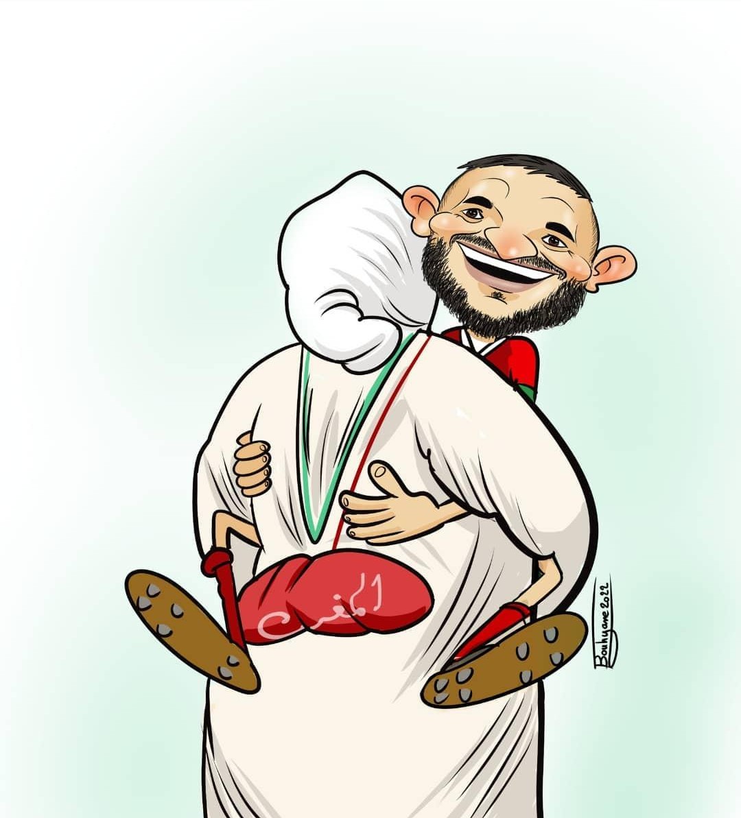Dessin de Presse — Boufal & Sa Mère