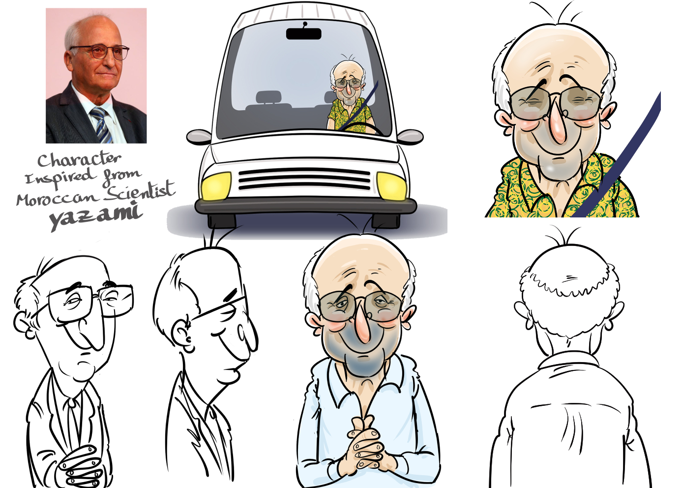 Character Design — Rachid Yazami